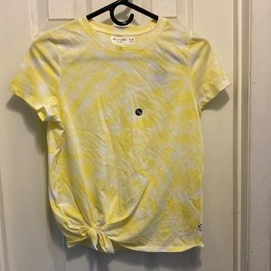 Abercrombie kids yellow shirt